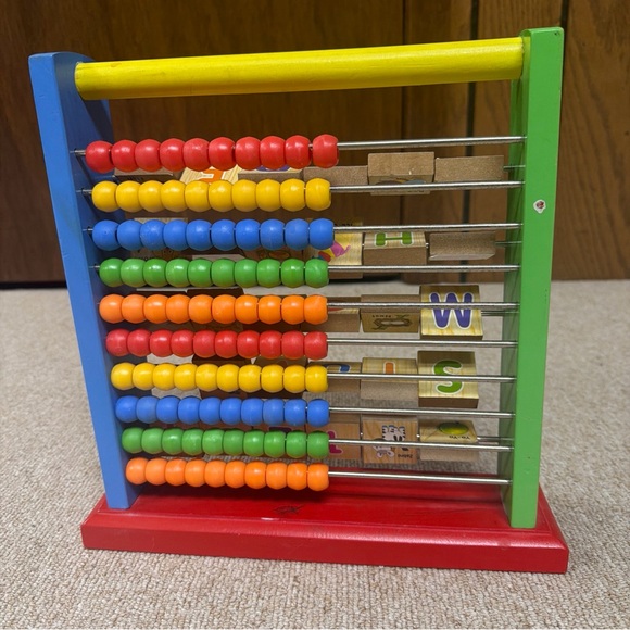 Multicolor Alphabet Learning Abacus - Picture 4 of 12